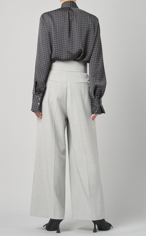 ハイウエストワイドパンツ