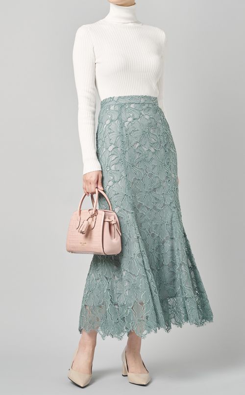 モールレースロングスカート