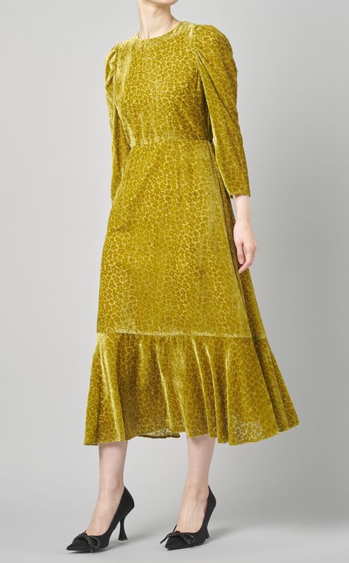 ペプラムヘムワンピース