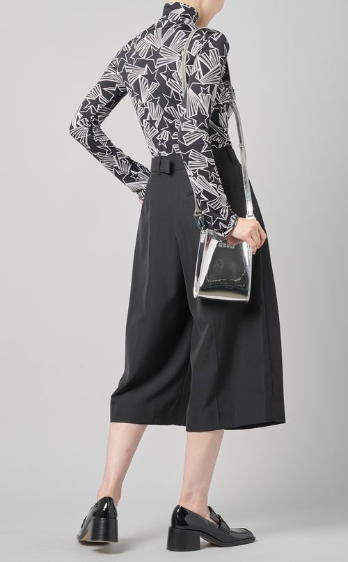 ショルダーミニフラットバッグ