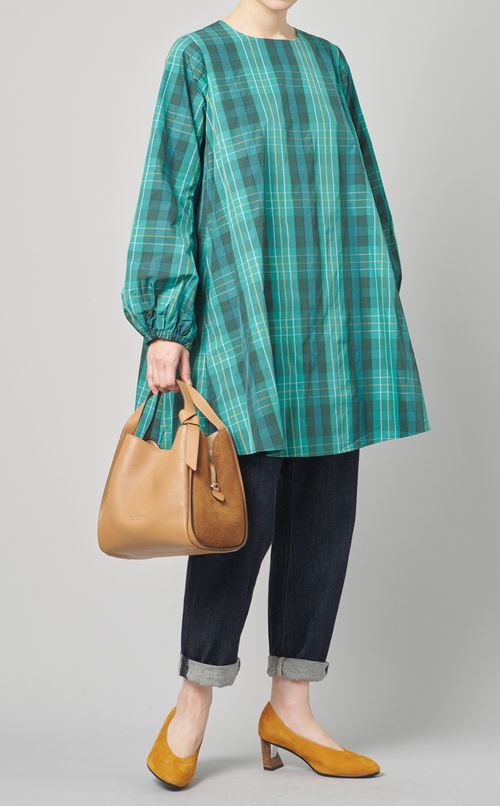 KNOTTミディアムレザートートバッグ