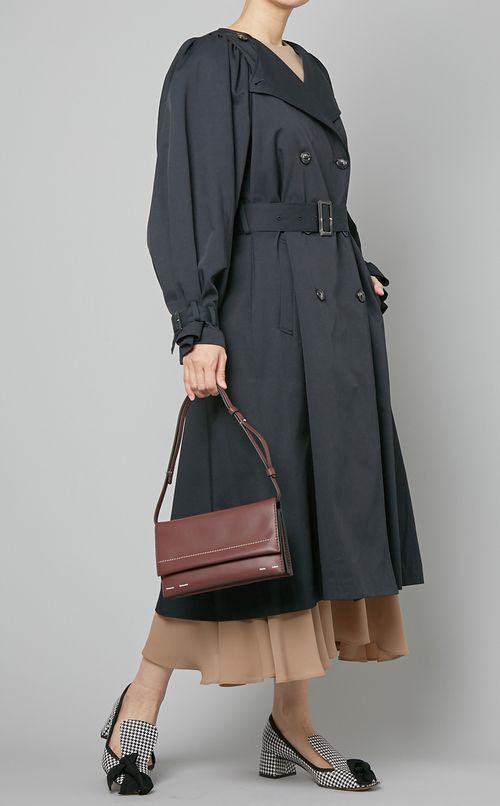 ノーカラートレンチコート