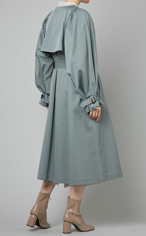 ノーカラートレンチコート