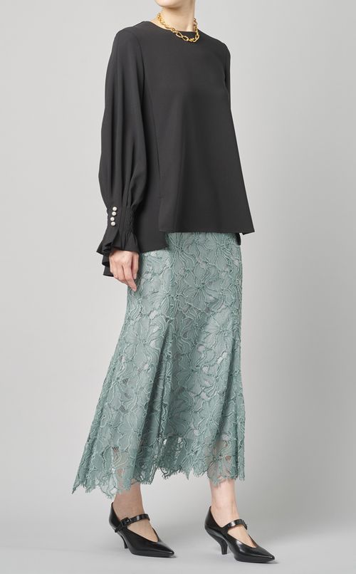 パール付ダブルクロスセットアップ