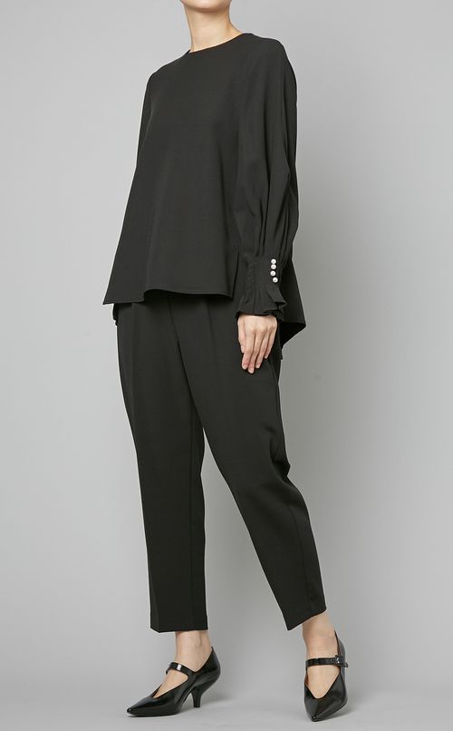 パール付ダブルクロスセットアップ