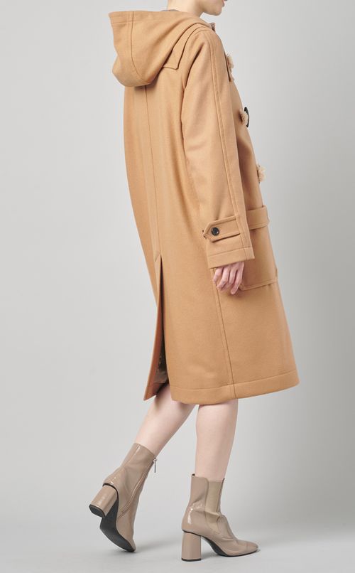 ミディ丈ダッフルコート