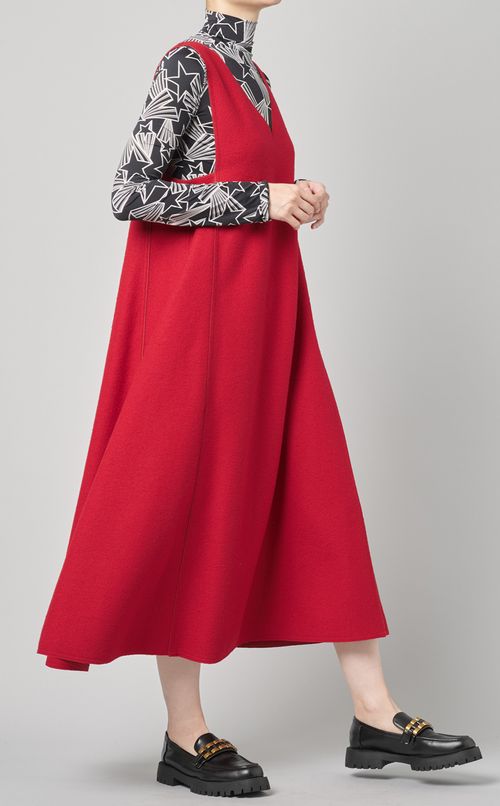 スタープリントハイネックトップス