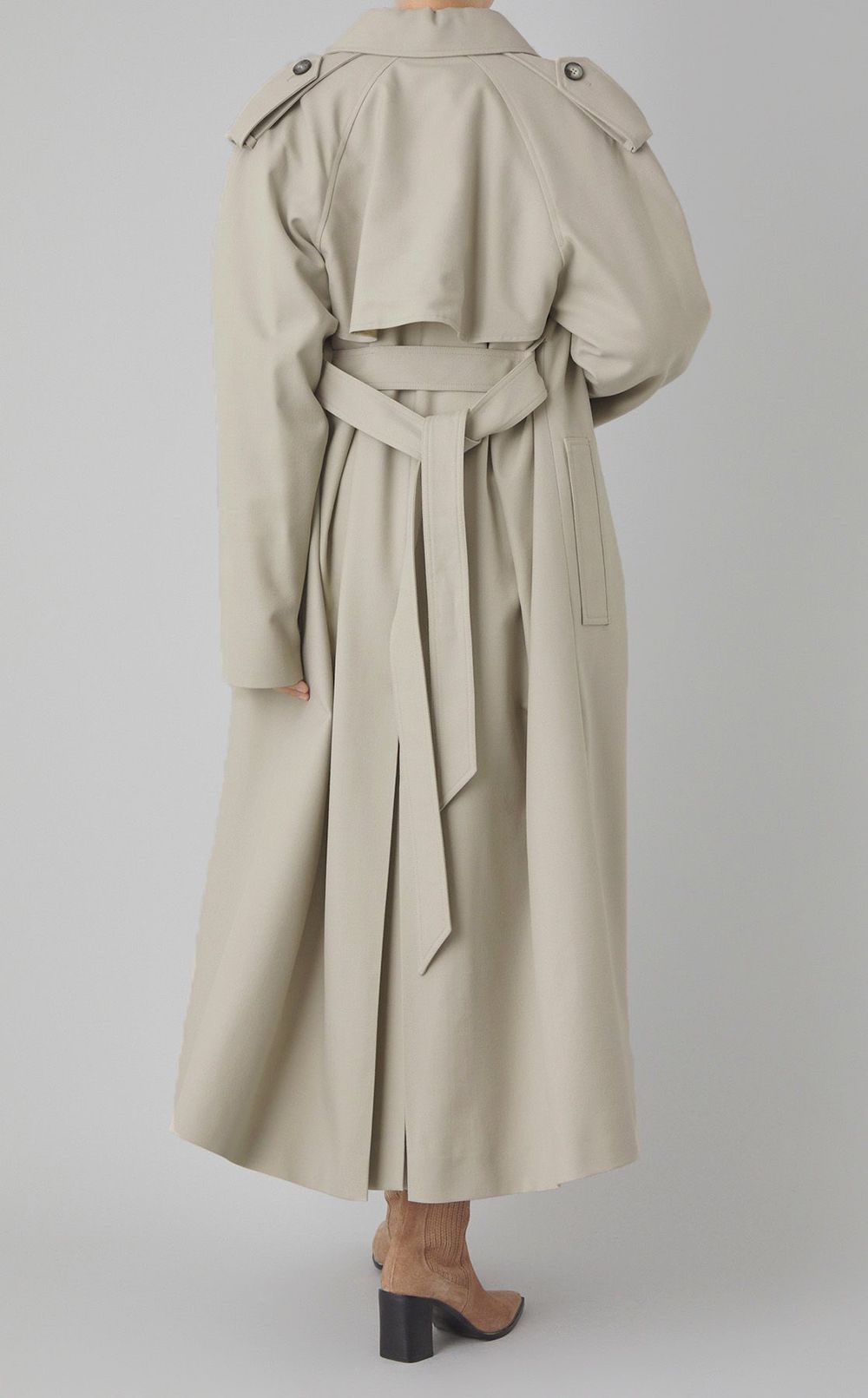 ウールオーバーサイズトレンチコート