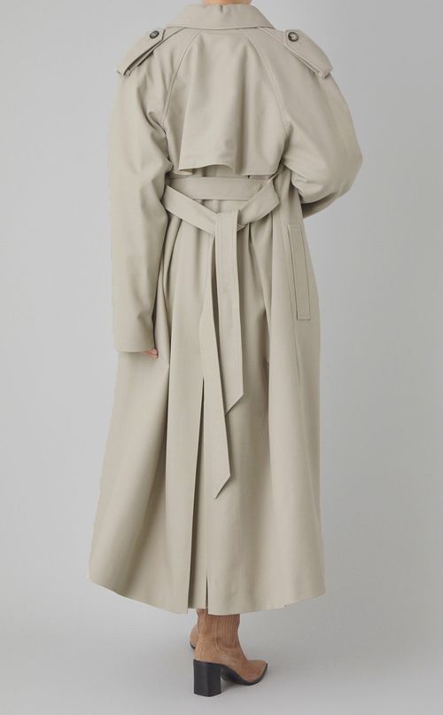 ウールオーバーサイズトレンチコート