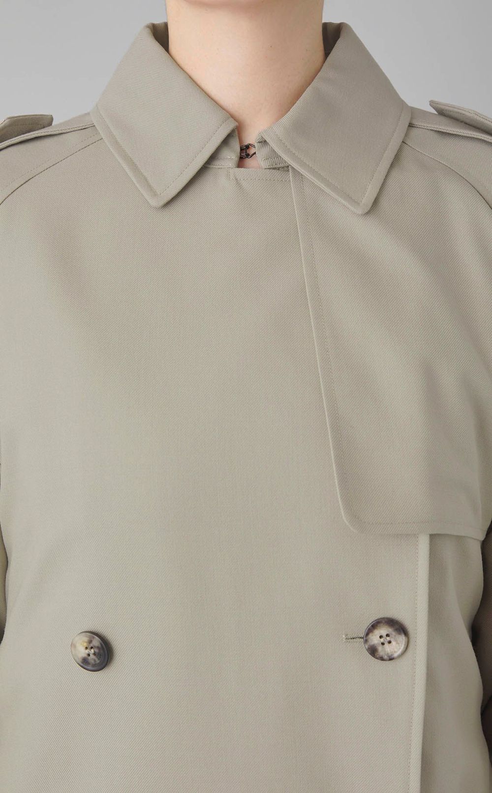 ウールオーバーサイズトレンチコート