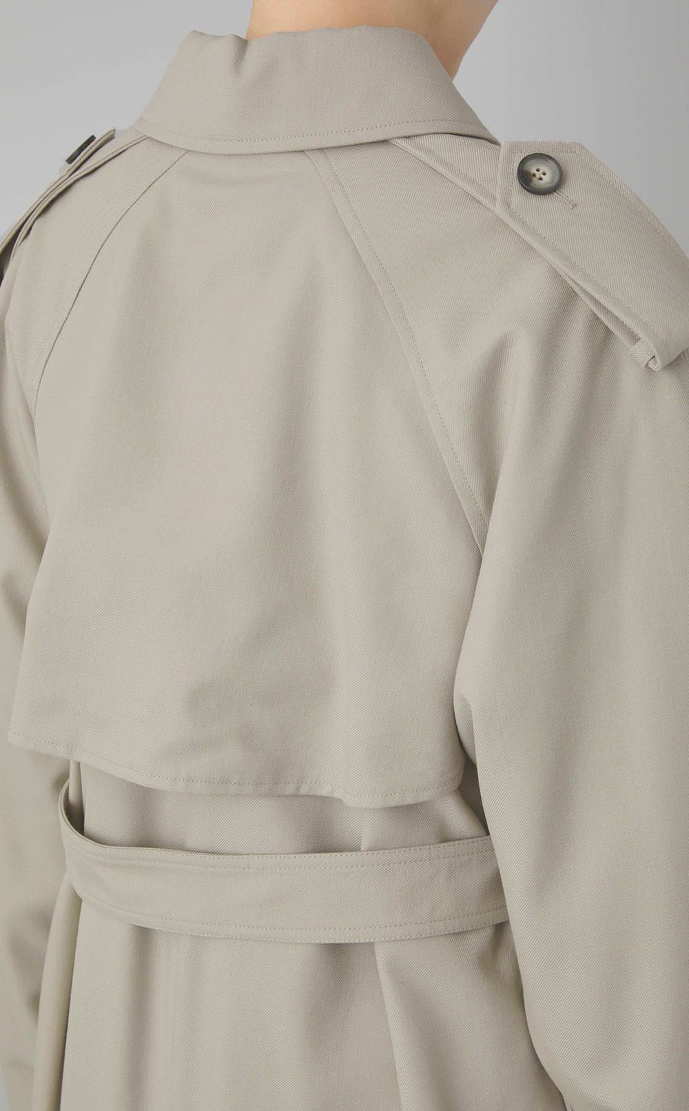 ウールオーバーサイズトレンチコート