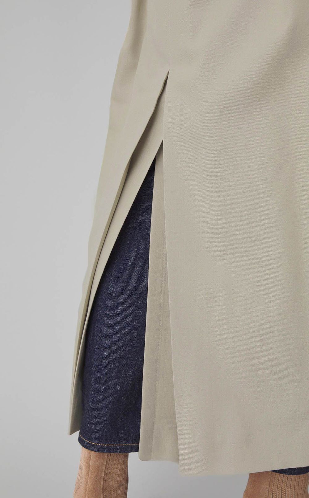 ウールオーバーサイズトレンチコート