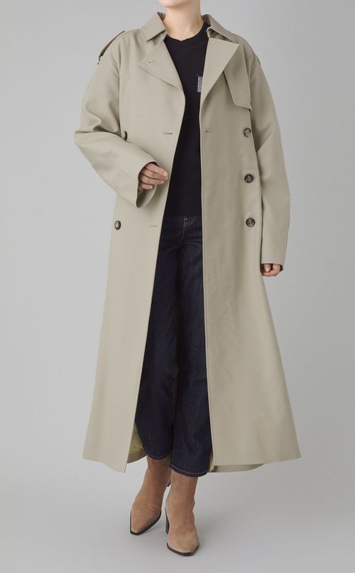 ウールオーバーサイズトレンチコート