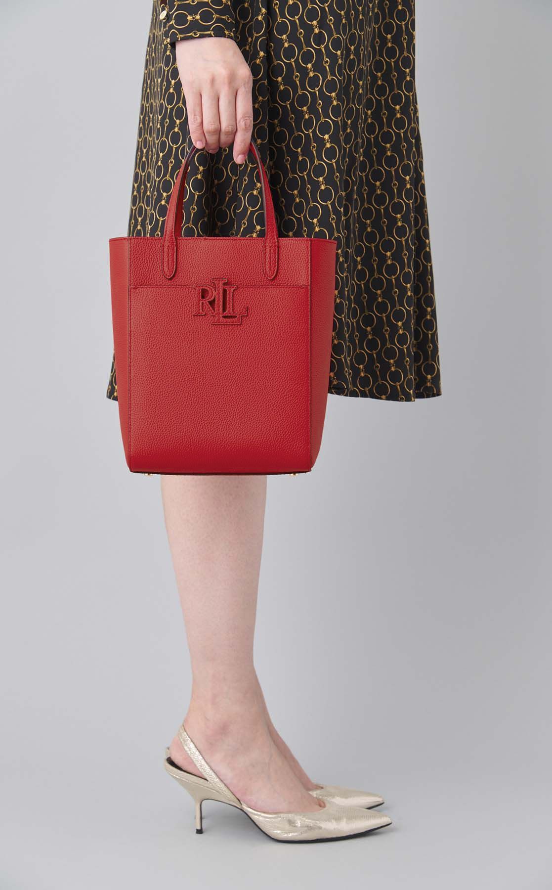 Lauren Ralph Lauren｜ショルダーベルト付きハンドバッグ