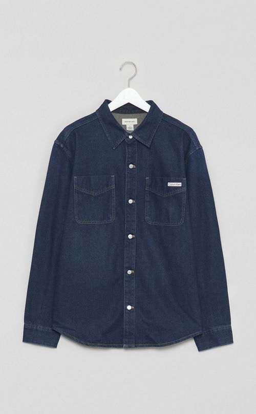 ダブルポケットデニムシャツ