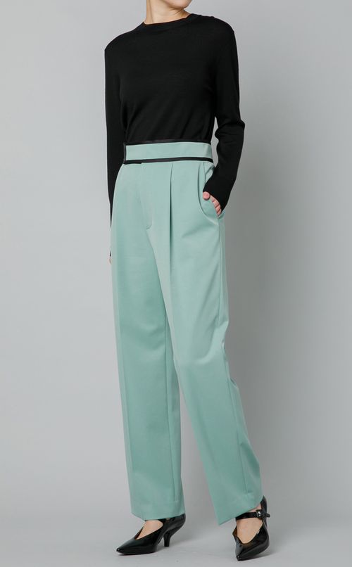 ハイウエストストレートパンツ