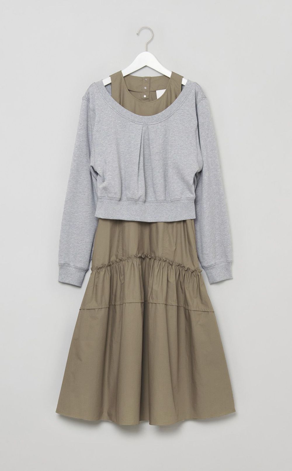 ダブルレイヤードワンピース