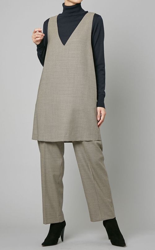 ストレッチレイヤードトップス