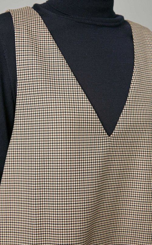 ストレッチレイヤードトップス