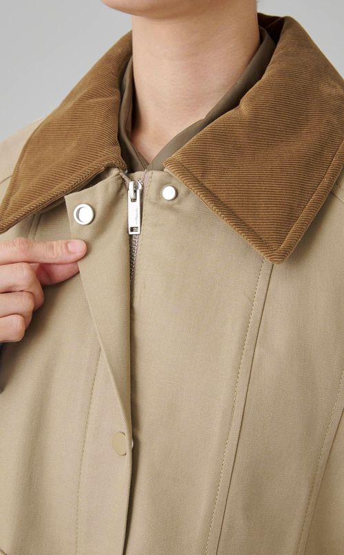 クロップドコンビジャケット