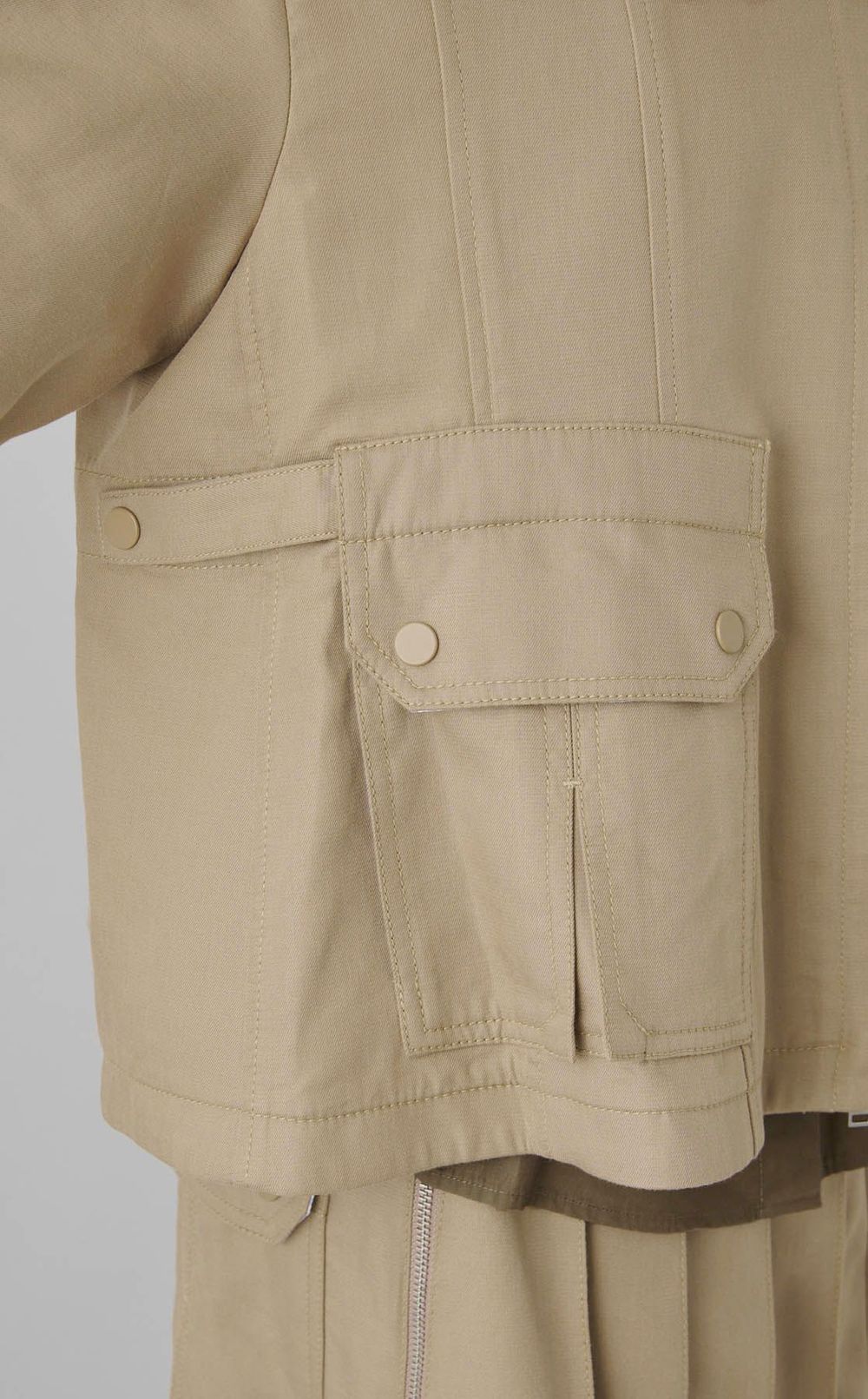 クロップドコンビジャケット