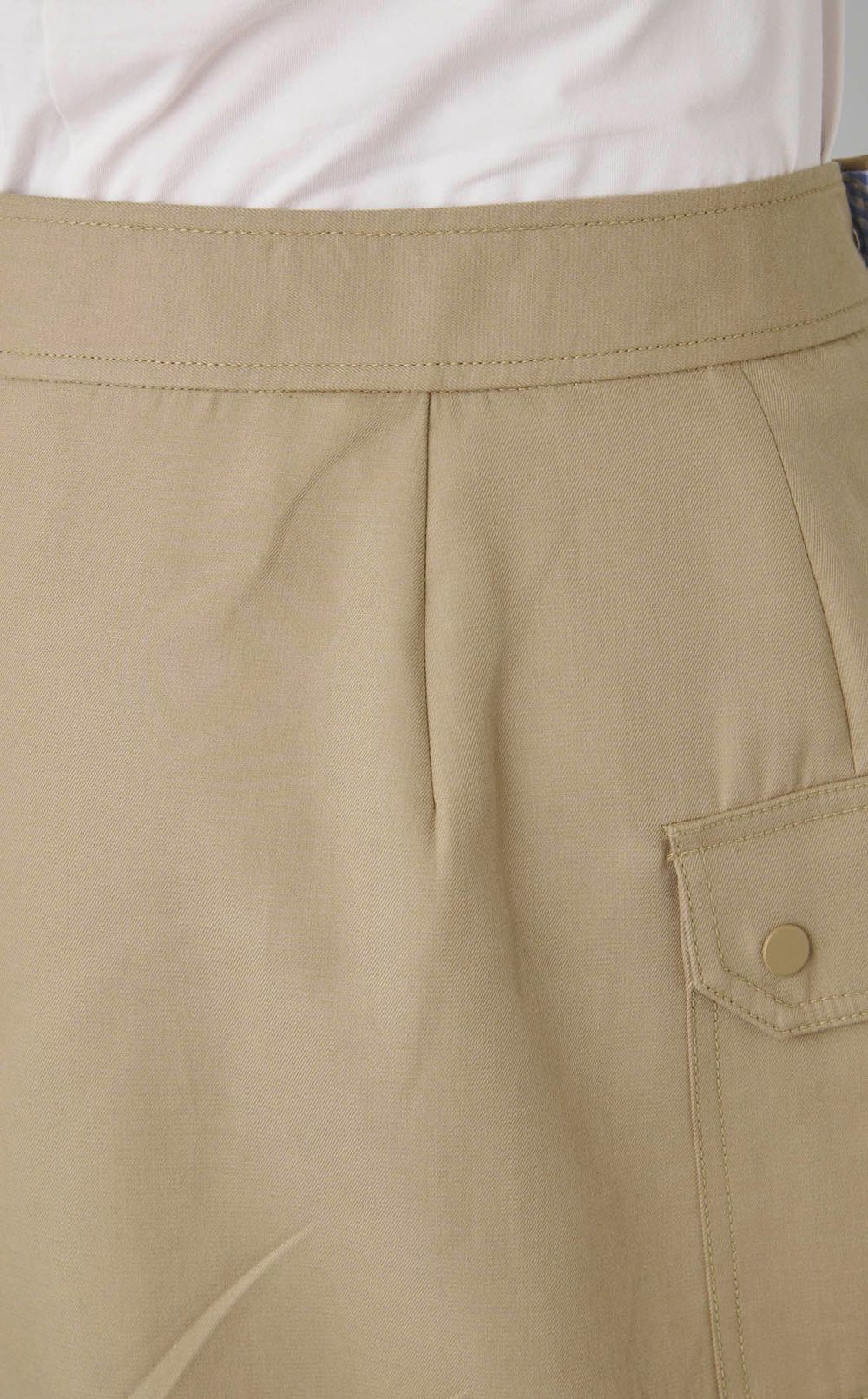 ダブルサイドジッププリーツスカート