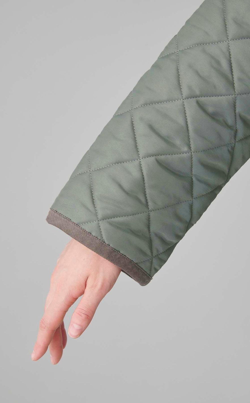 ARKLEY キルティングロングコート