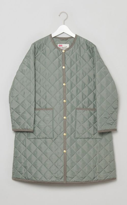 ARKLEY キルティングロングコート