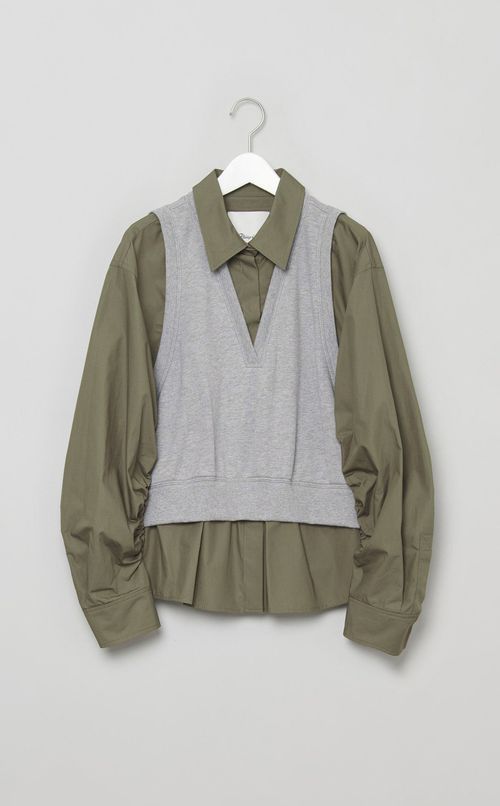 シャツベストコンビシャツ