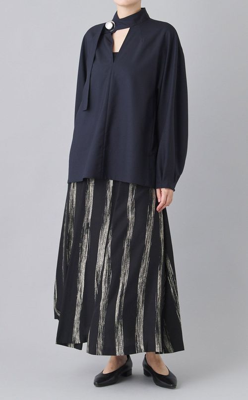 HEPBURNライトウールブラウス