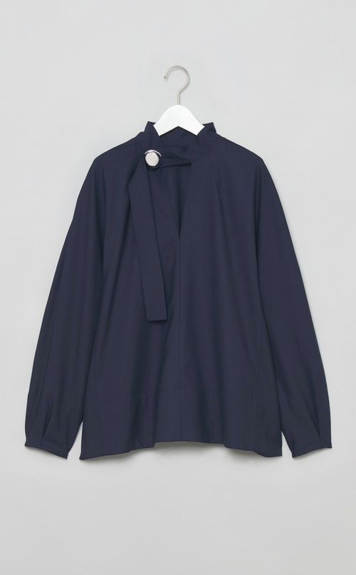 HEPBURNライトウールブラウス