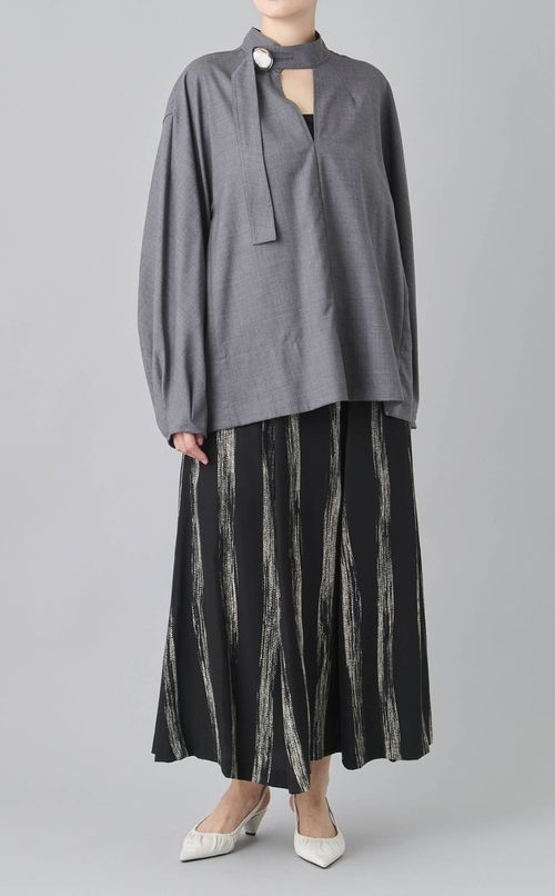 HEPBURNライトウールブラウス