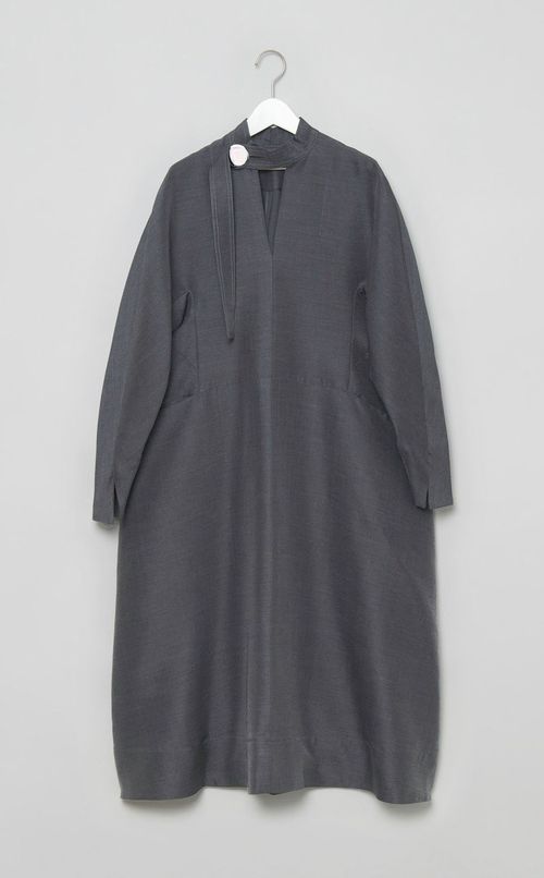 ELIANAウール混ロングワンピース