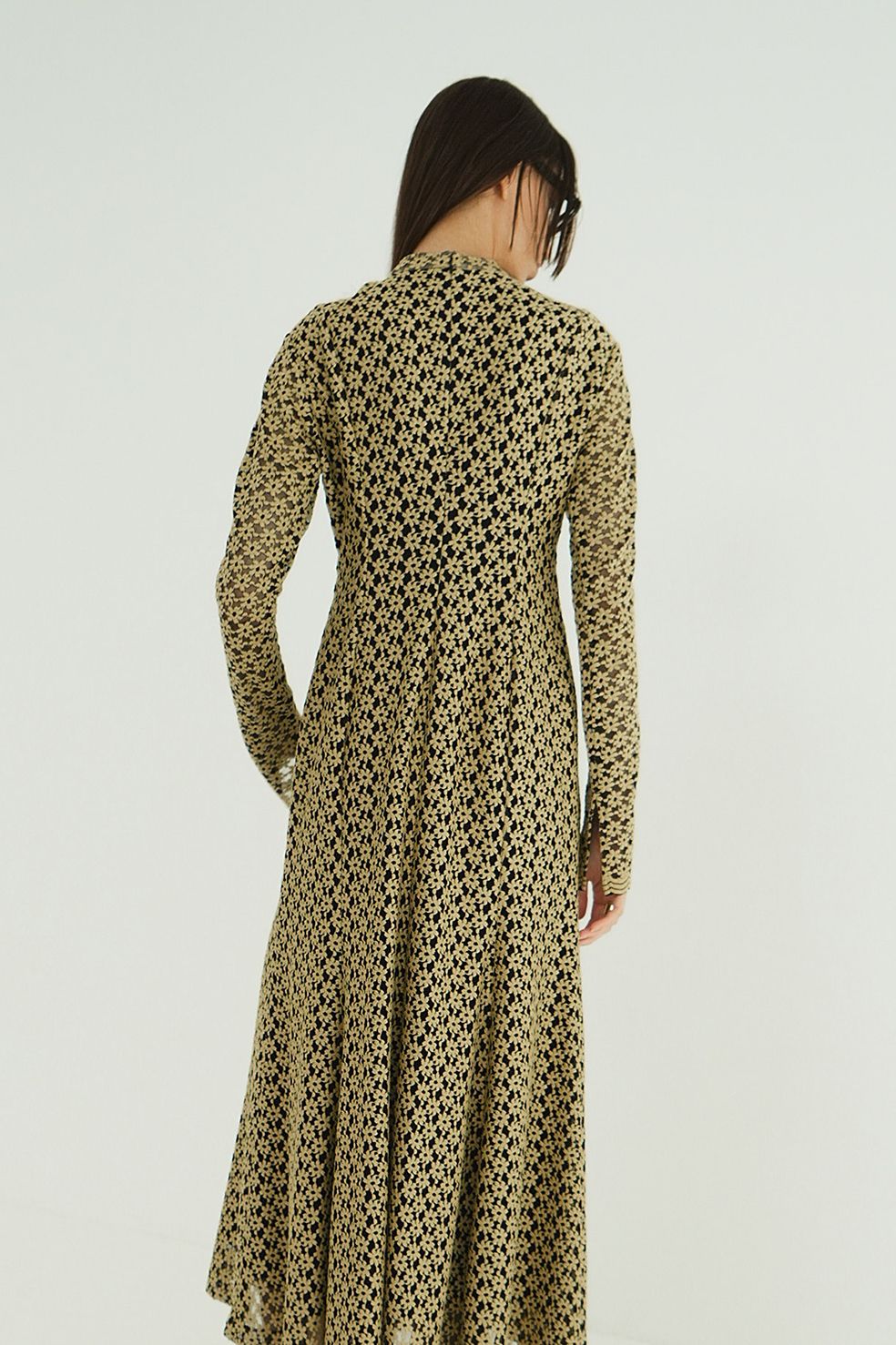 CLANE｜3D フラワーレースワンピース