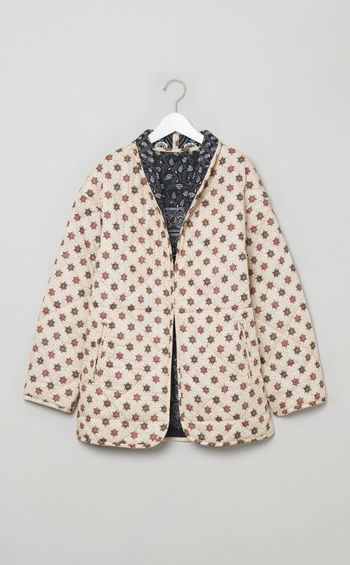 リバーシブルプリントブルゾン