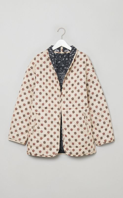 リバーシブルプリントブルゾン