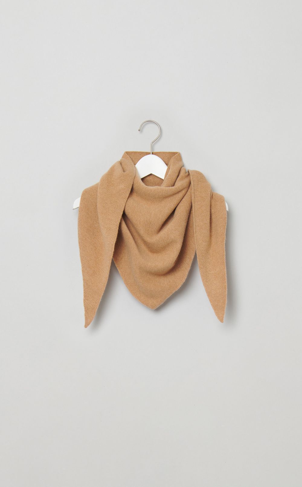 トライアングルカシミヤニットストール