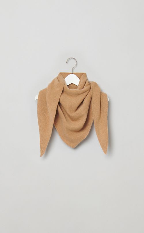 トライアングルカシミヤニットストール