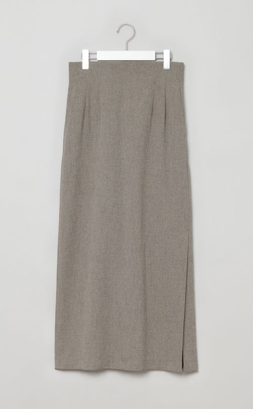 ツイル Iラインロングスカート