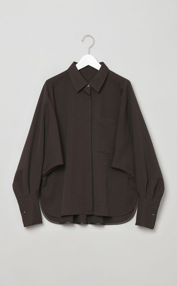 ドルマンスリーブツイルシャツ