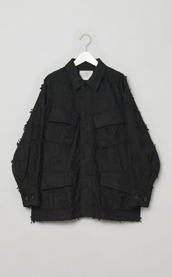 エンブロイダリーミリタリーブルゾン