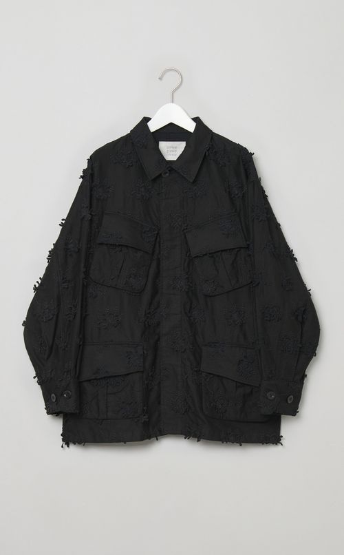 エンブロイダリーミリタリーブルゾン