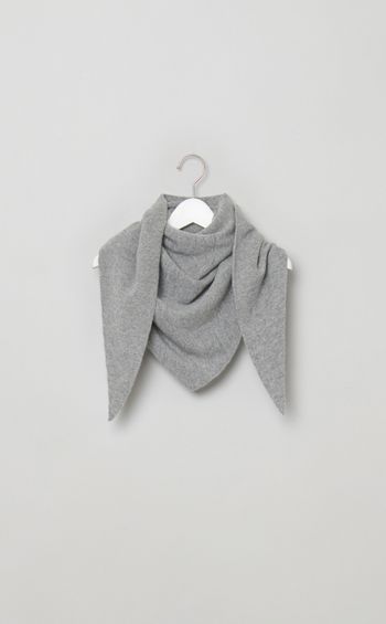 トライアングルカシミヤニットストール