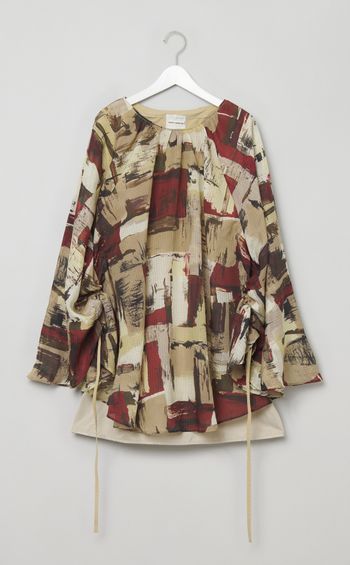 【reADdress】レイヤードシフォンワンピース