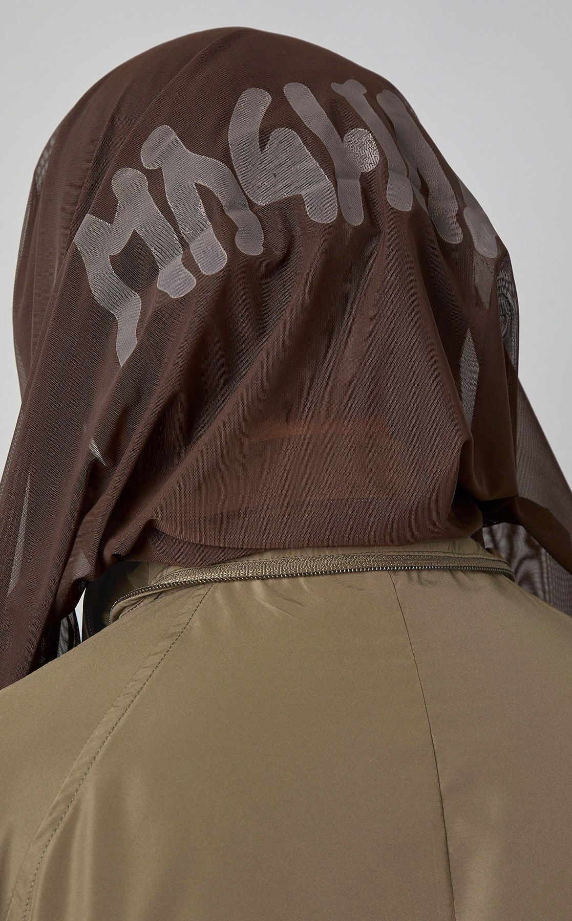 MAGLIANO｜ナイロンチュールロゴフードコート