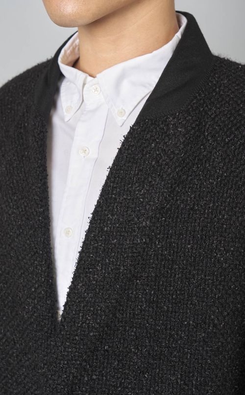 ファンシーツイードノーカラージャケット