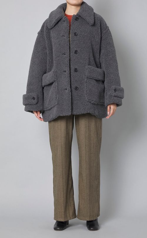 ビッグポケットボアオーバーコート