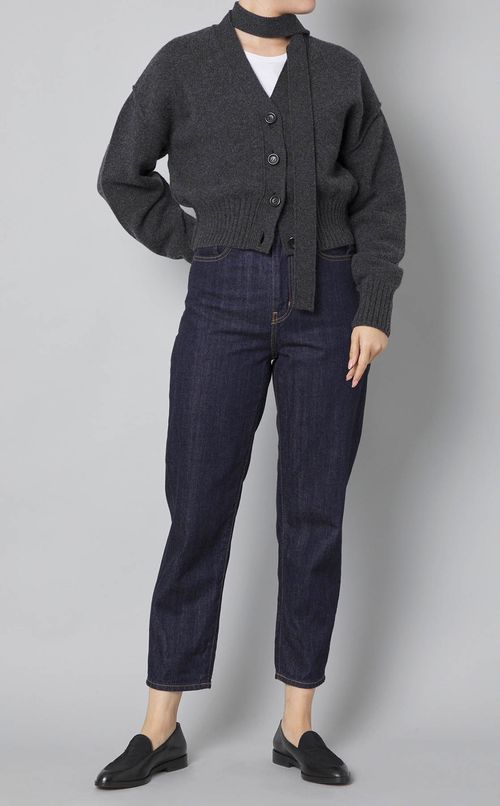 Vネックニットカーディガン