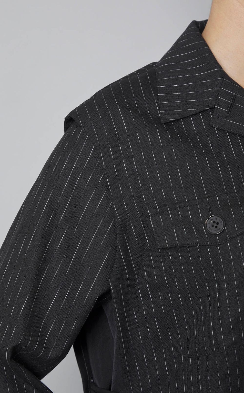 ストライプサファリワンピース