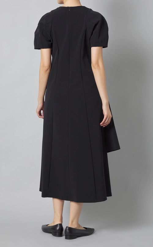 ジャージライクラッフルワンピース